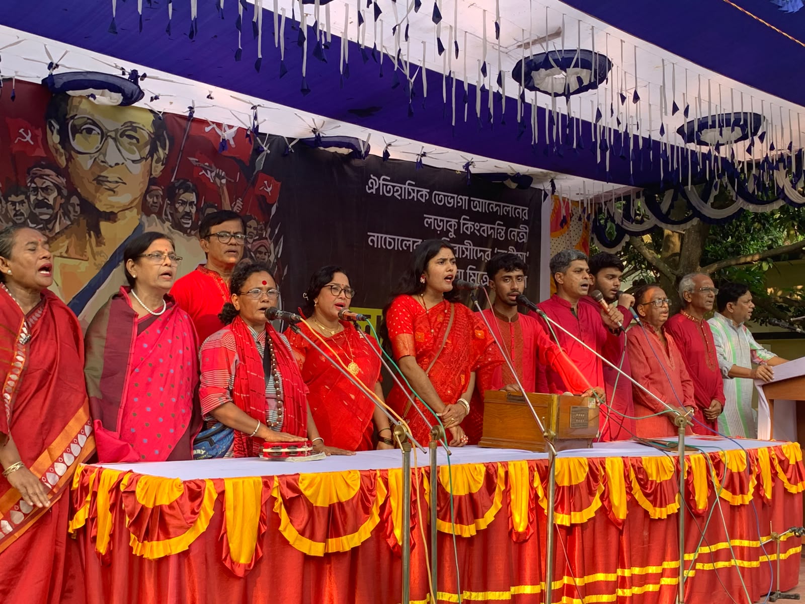 কমরেড ইলা মিত্রের স্মরণে নাচোলে তিন দিনব্যাপী সাংস্কৃতিক মেলা শুরু